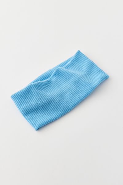 Shop Urban Outfitters Ribbed Soft Headband In Blue, Women's At