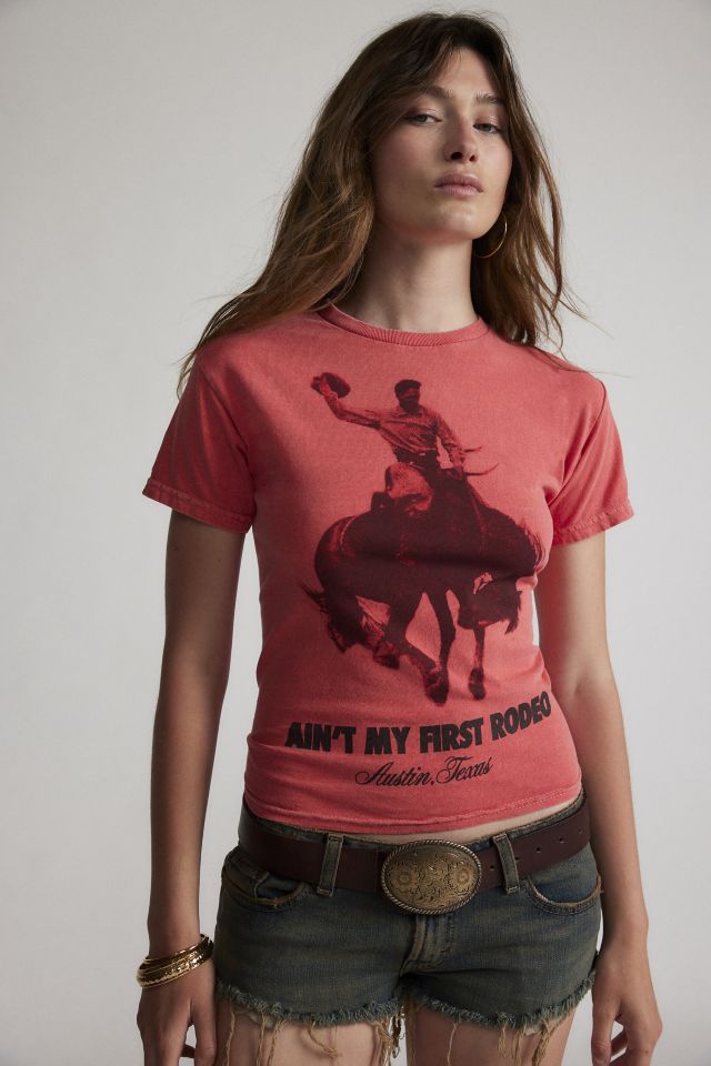 Not My First Rodeo Graphic Slim Tee #3