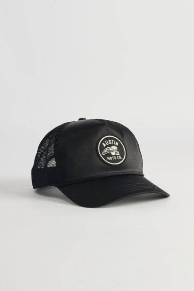 AMERICAN NEEDLE AUSTIN MOTO SATIN SNAPBACK HAT IN BLACK, MEN'S AT URBAN OUTFITTERS 