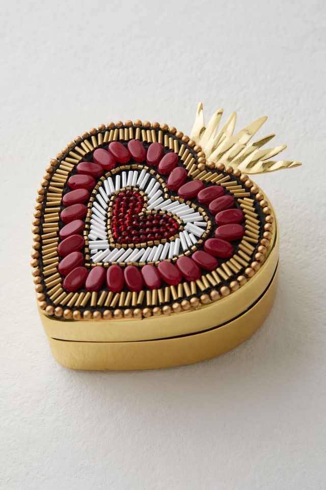 Embellished Beaded Trinket Box #2