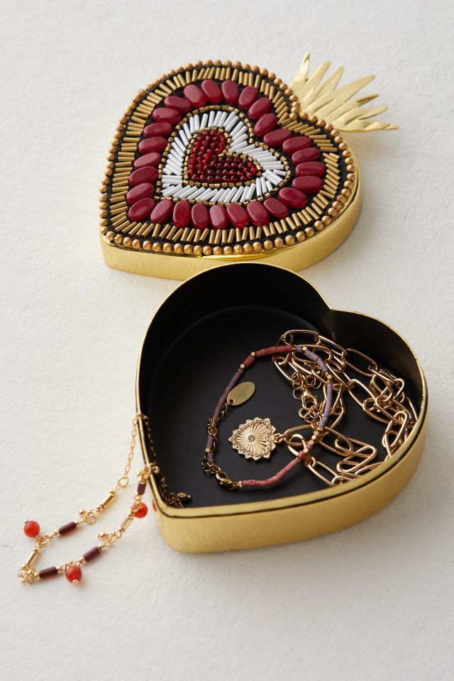 Embellished Beaded Trinket Box #3