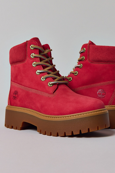 Timberland Women's Stone Street 6-Inch Platform Waterproof Leather Boots
