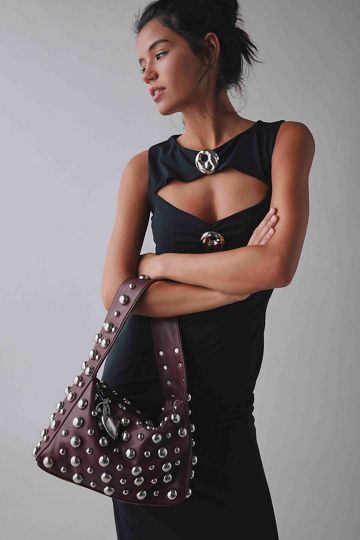 Silence + Noise Mona Studded Shoulder Bag