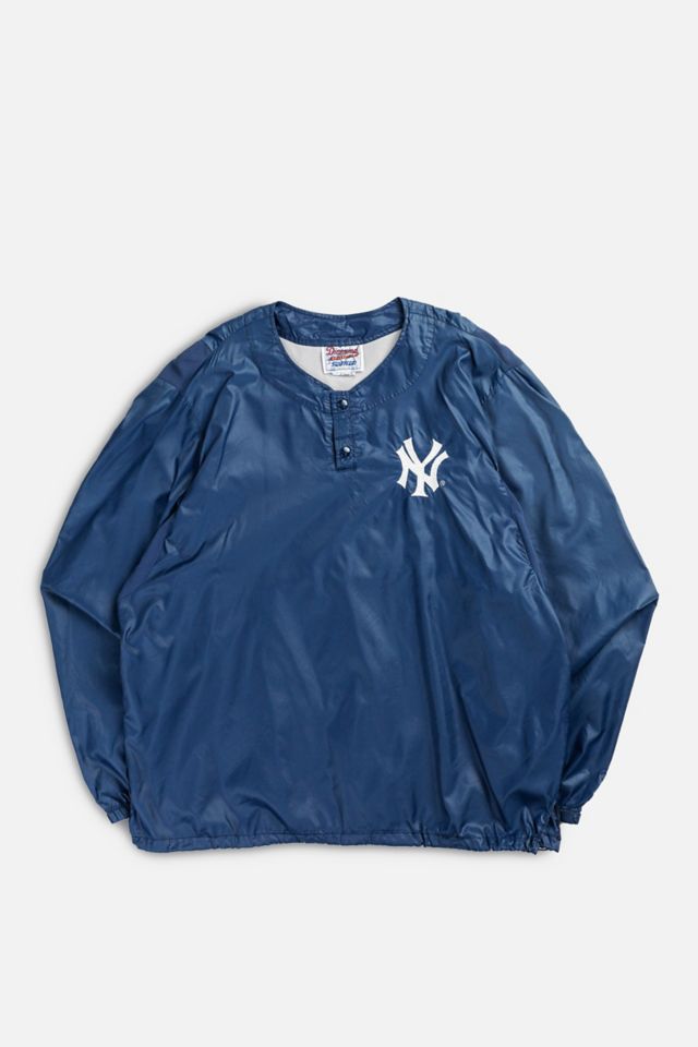 Vintage NY Yankees MLB Windbreaker Jacket 001 | Urban Outfitters