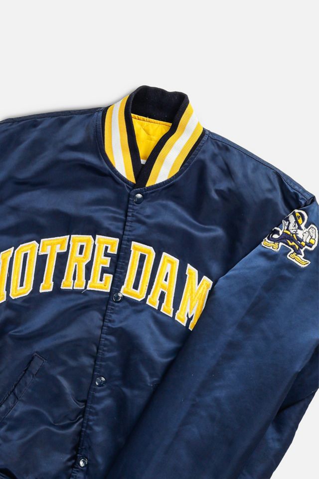 Vintage Starter Notre Dame Bomber Jacket | Urban Outfitters