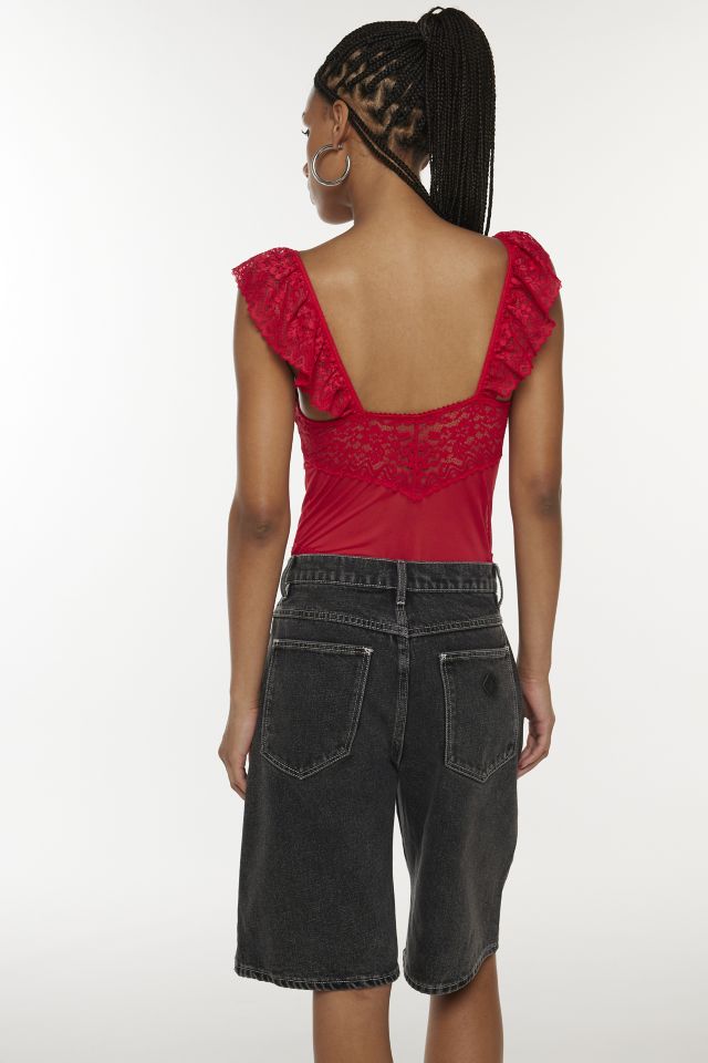 Mucci Bella Lace & Mesh Bodysuit #2