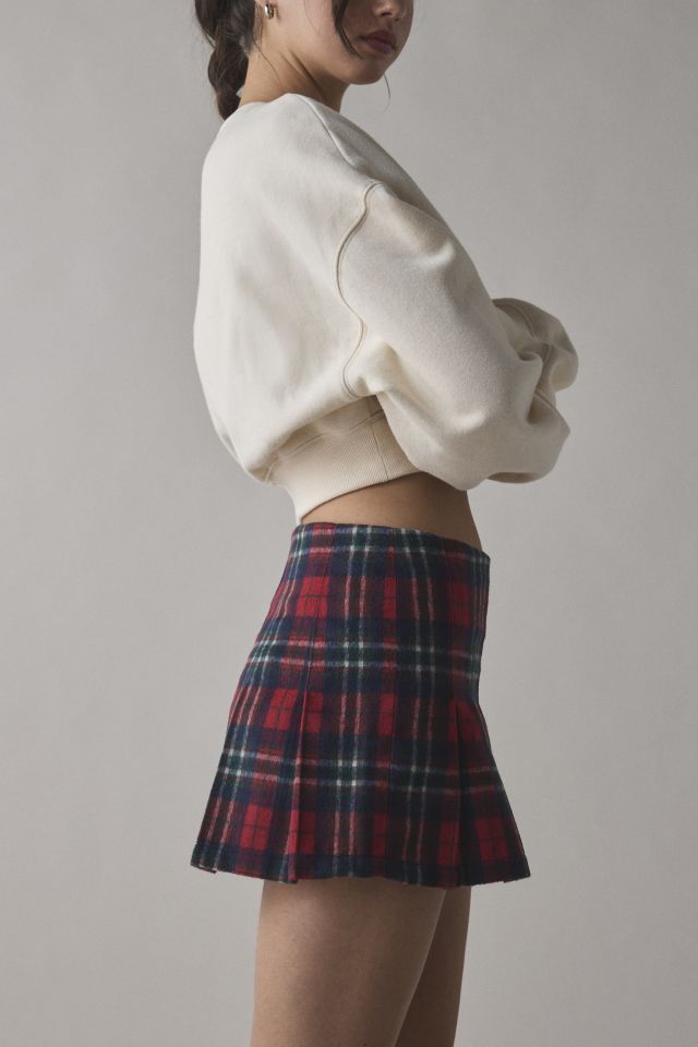 Tommy Jeans Plaid Pleated Mini Skirt #3