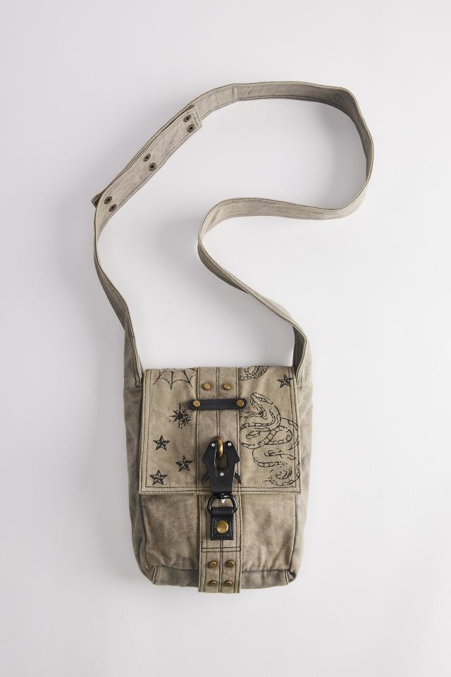 Goth Canvas Sling Bag #1