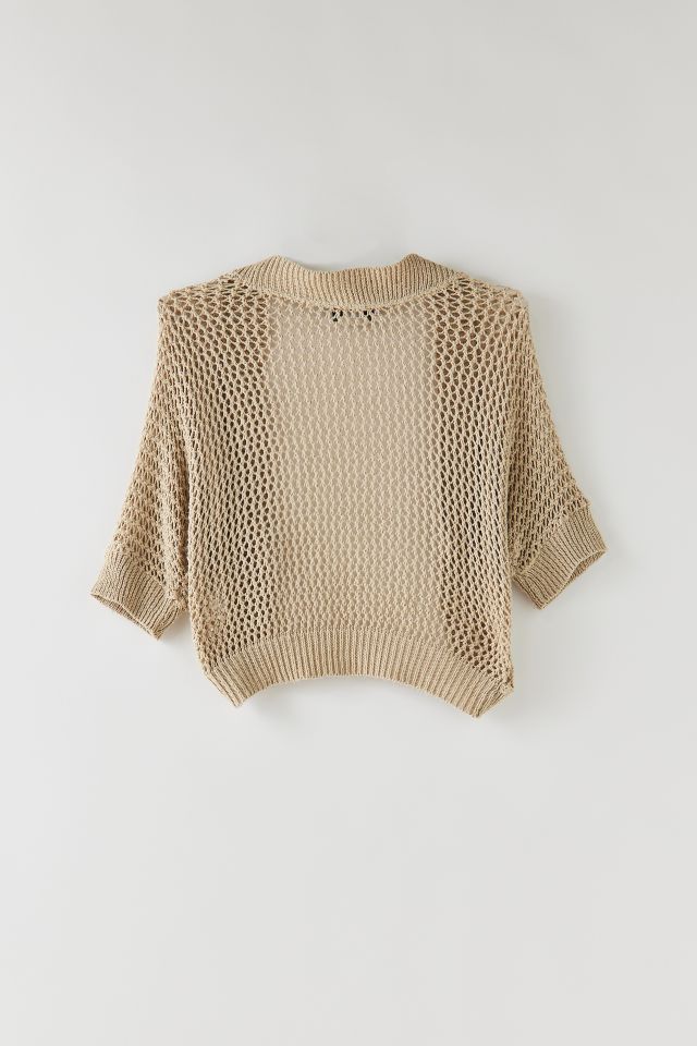 Vintage Knit Open Front Cardigan #1