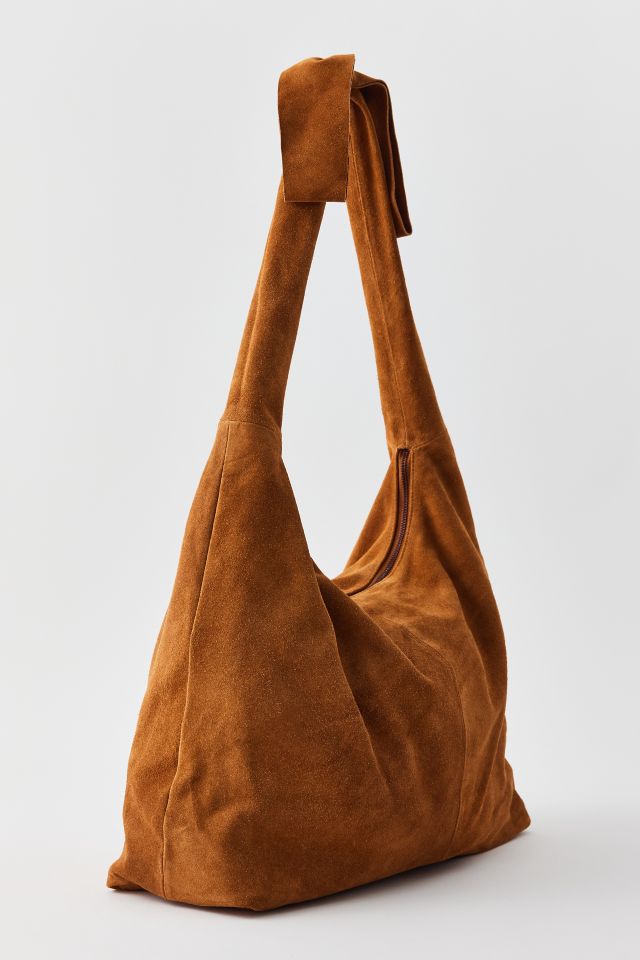 Kimchi Blue Bow Suede Hobo Bag | Urban Outfitters