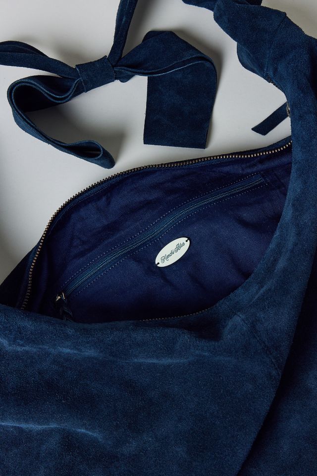 Boston Bow Suede Hobo Bag #4