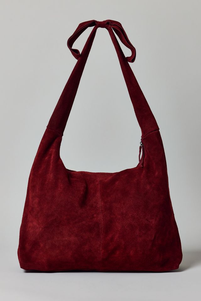 Kimchi Blue Bow Suede Hobo Bag #2