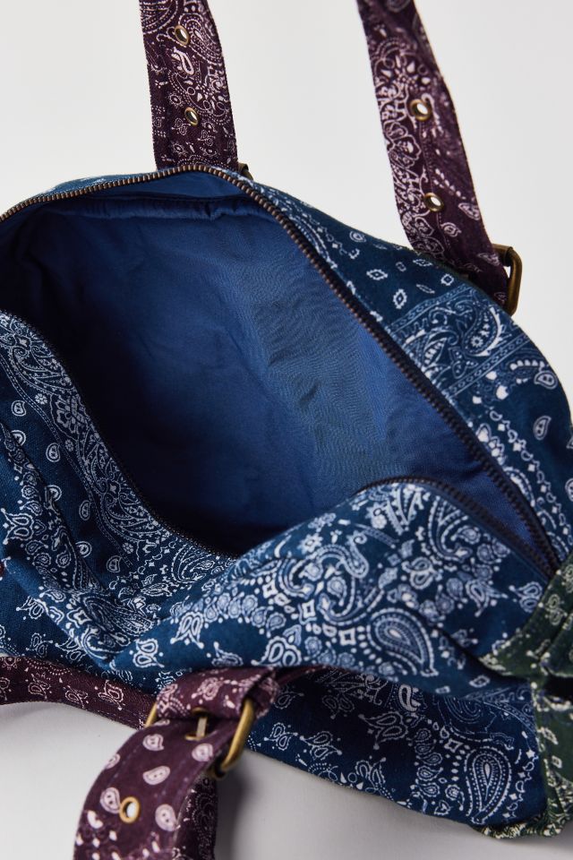 BDG Y2K Bandana Patchwork Duffle Shoulder Bag #2