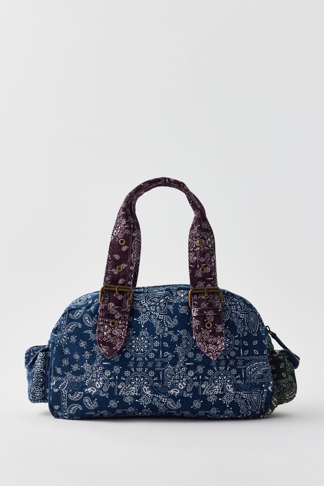 BDG Y2K Bandana Patchwork Duffle Shoulder Bag #3