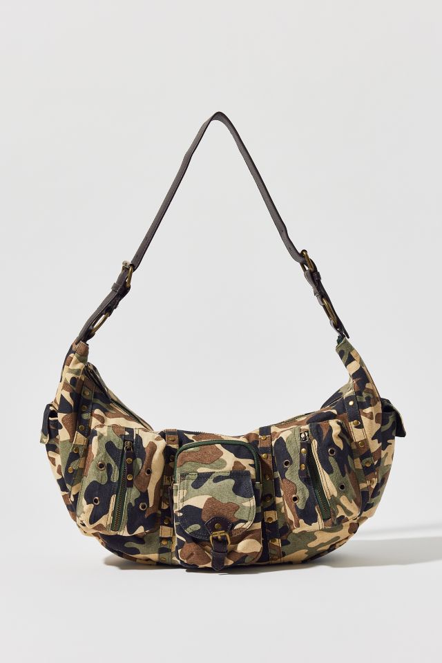 BDG Canvas Pocket Hobo Bag #1