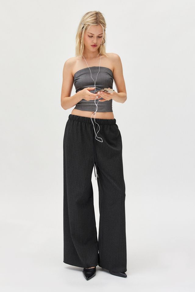 Pantalon Large à Enfiler - Taille Côtelée Élastique - Coton Stretch - Style Décontracté - NEXT