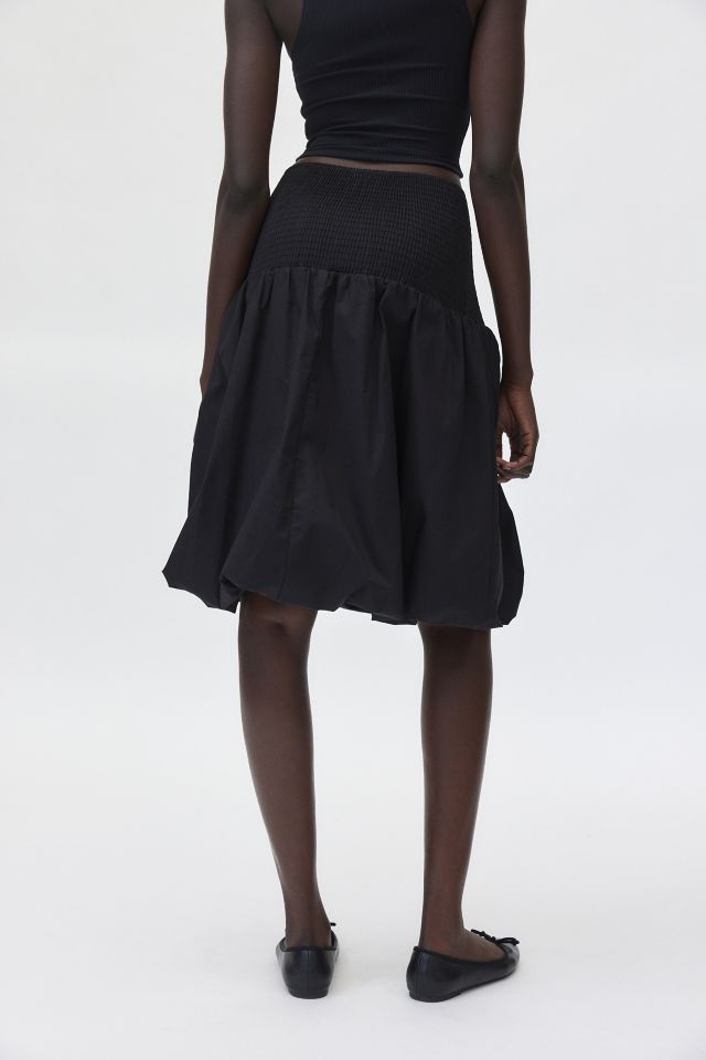 Urban Renewal Remnants Bubble Hem Convertible Midi Skirt #3