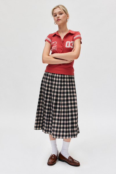 Jupe plissée à carreaux Tommy Hilfiger | Urban Outfitters FR