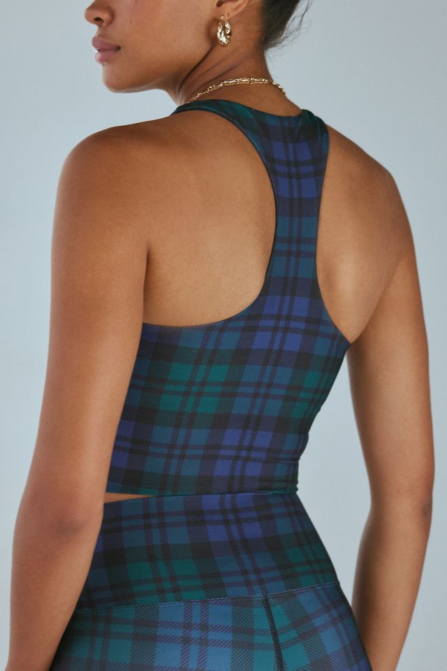 Beach Riot Yara Plaid Crop Top #2