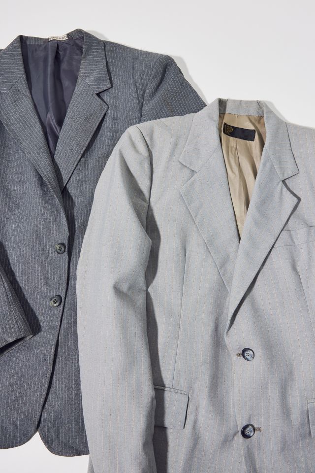 Vintage By UO Pinstripe Blazer #1