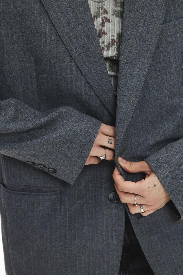 Vintage By UO Pinstripe Blazer #3