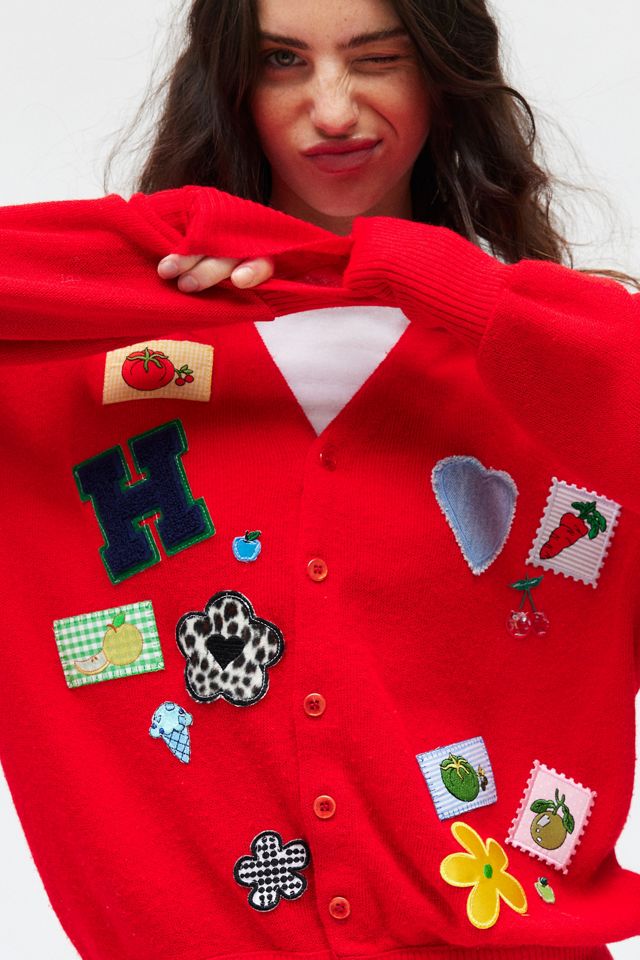 Urban Renewal Remade Golf Patch Cardigan | Urban Outfitters