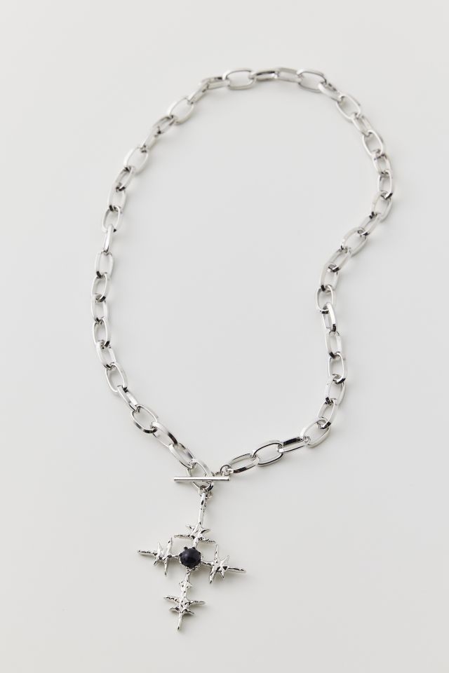 Phoenix Cross Pendant Necklace #1