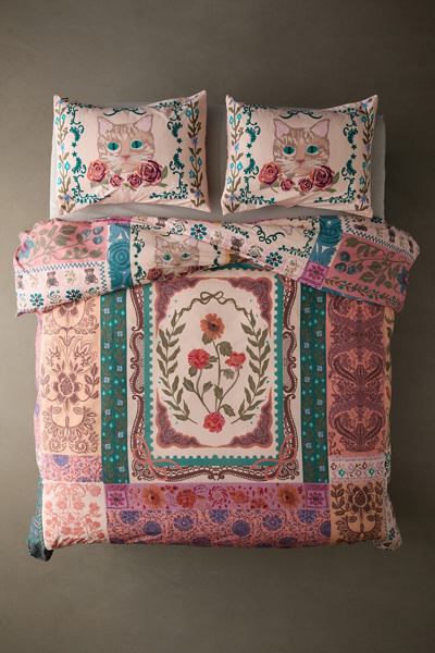Raya Breezy Cotton Percale Duvet Cover