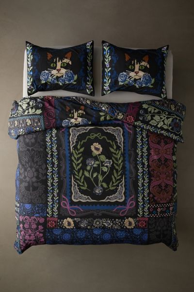 Raya Breezy Cotton Percale Duvet Cover