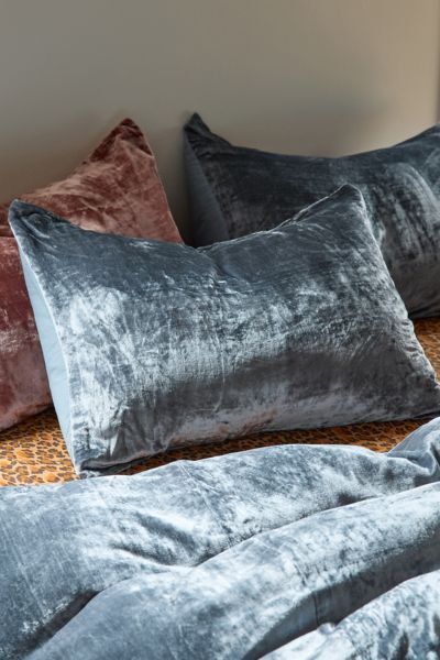 Urban Outfitters Crushed Velvet shops Duvet Set