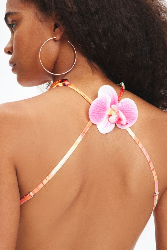 Jaded London Orchid High Neck Strappy Open Back Mini Dress #4