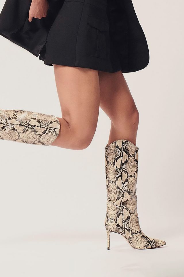 Schutz Maryana Snakeskin Knee-High Boot #3