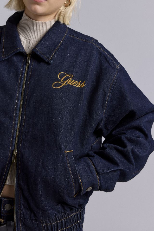 GUESS ORIGINALS Denim Bomber Jacket #1