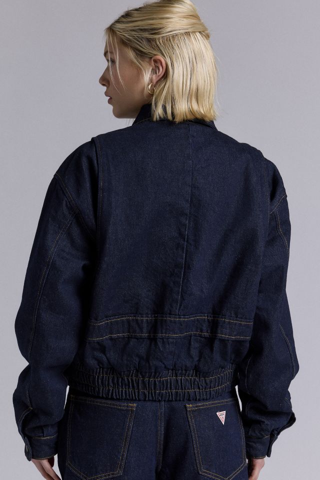 GUESS ORIGINALS Denim Bomber Jacket #2