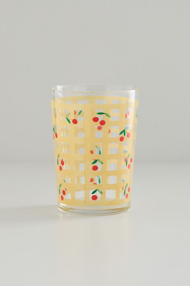 Checkered Juice Glass #1