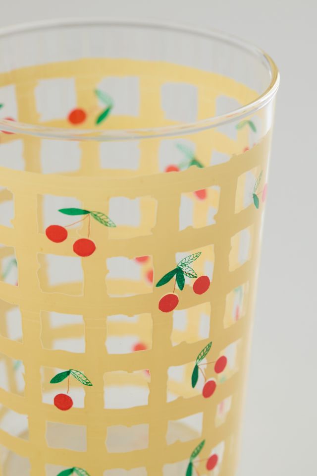 Checkered Juice Glass #2