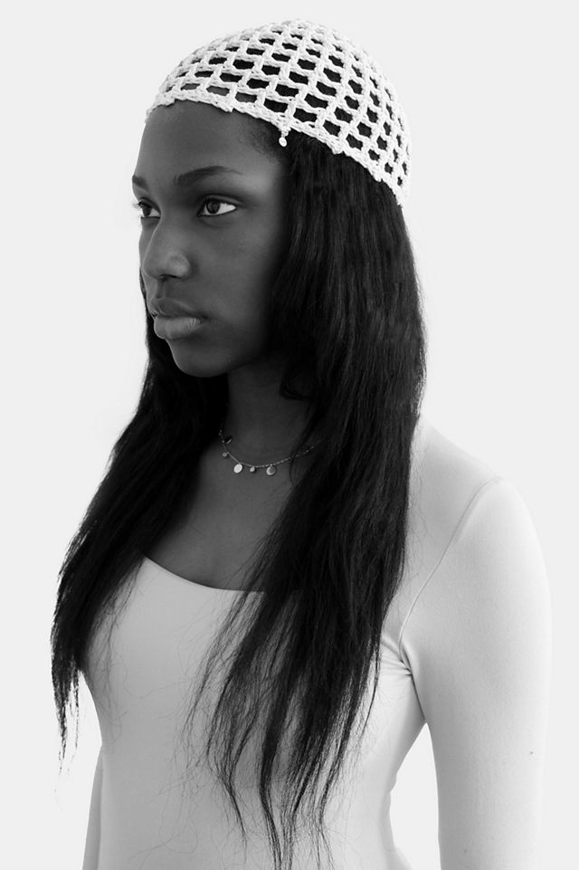 MARVES new york Mercer Mesh Bonnet Hat #1