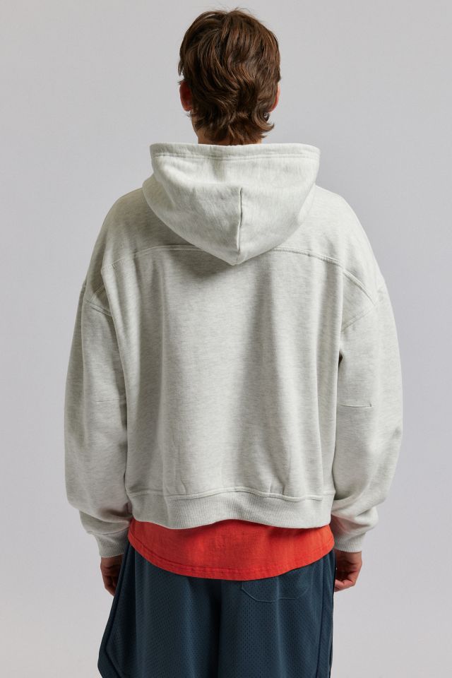 Standard Cloth Javier Half Zip Cropped Hoodie Sweatshirt #1