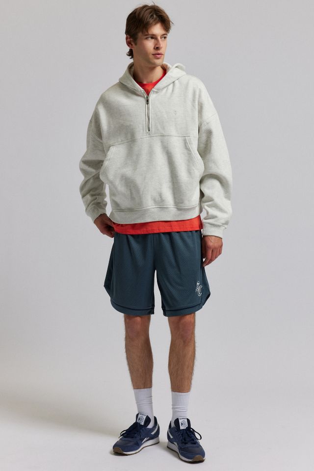 Standard Cloth Javier Half Zip Cropped Hoodie Sweatshirt #2