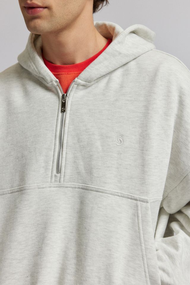 Standard Cloth Javier Half Zip Cropped Hoodie Sweatshirt #3
