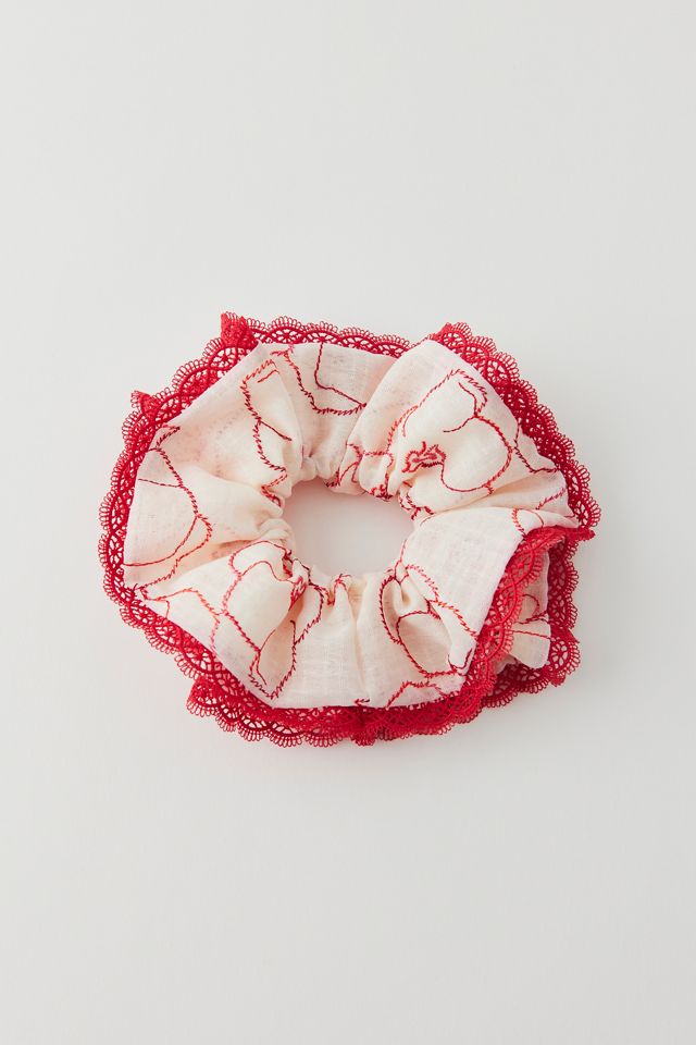 Scrunchie Satin Doré Urban Outfitters – Neuf Avec étiquette