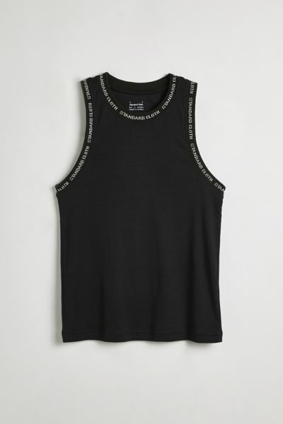 Standard Cloth Logo Rib Tank Top