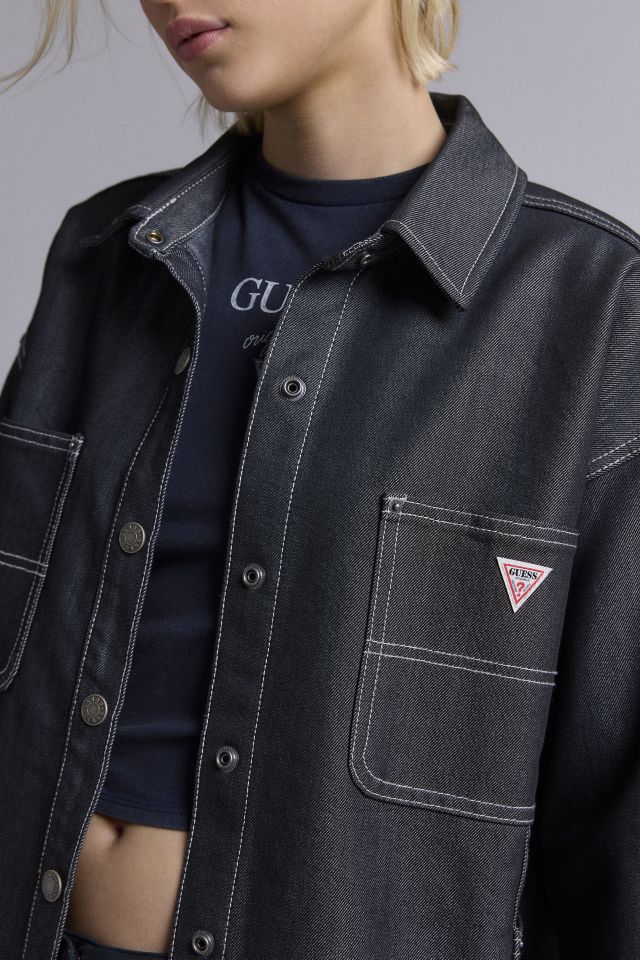GUESS ORIGINALS Carpenter Oversized Denim Shirt #1