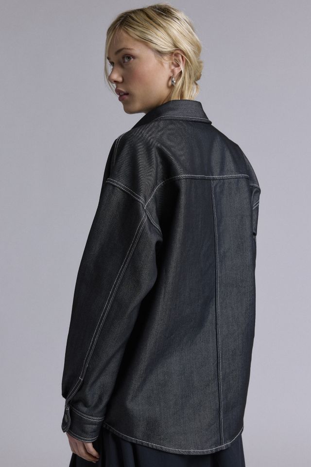 GUESS ORIGINALS Carpenter Oversized Denim Shirt #3