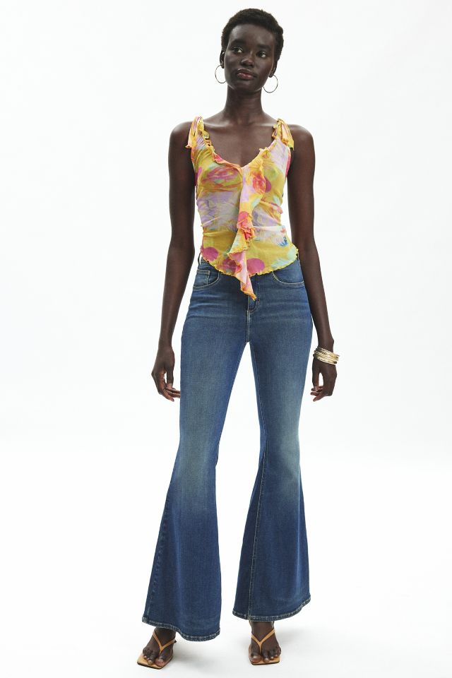 Jaded London Frilled Asymmetric Tank Top #3