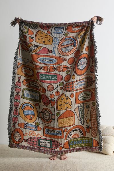 Calhoun & Co. Charcuterie Board Tapestry Throw Blanket