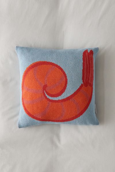 Calhoun & Co. Shrimp Knit Throw Pillow