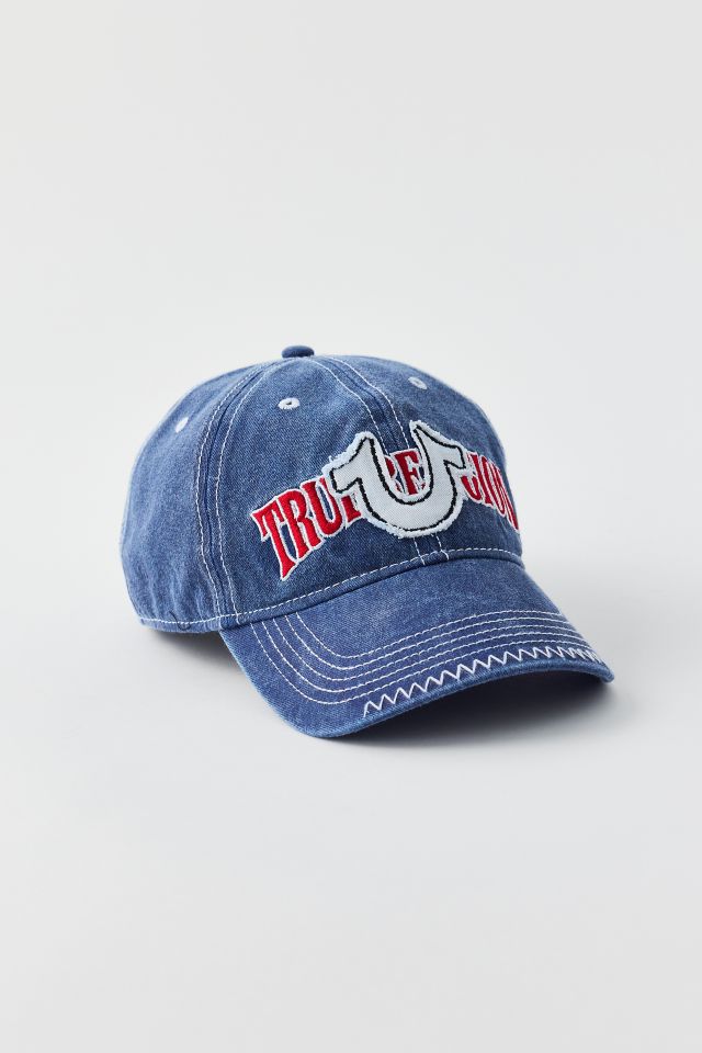 Casquette de Baseball en Denim avec Logo True Religion #1
