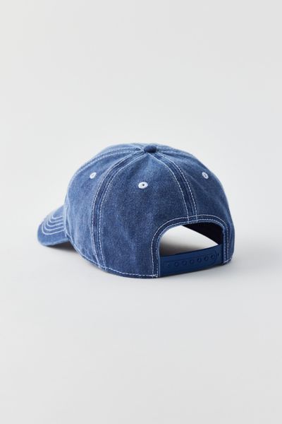 True Religion Logo Denim Baseball Hat