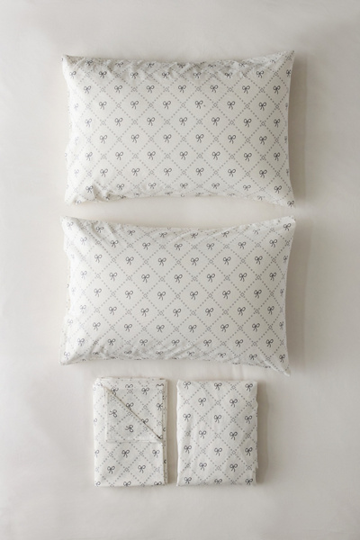 Urban Outfitters Eloise Bow Sheet Set - Thumbnail 3